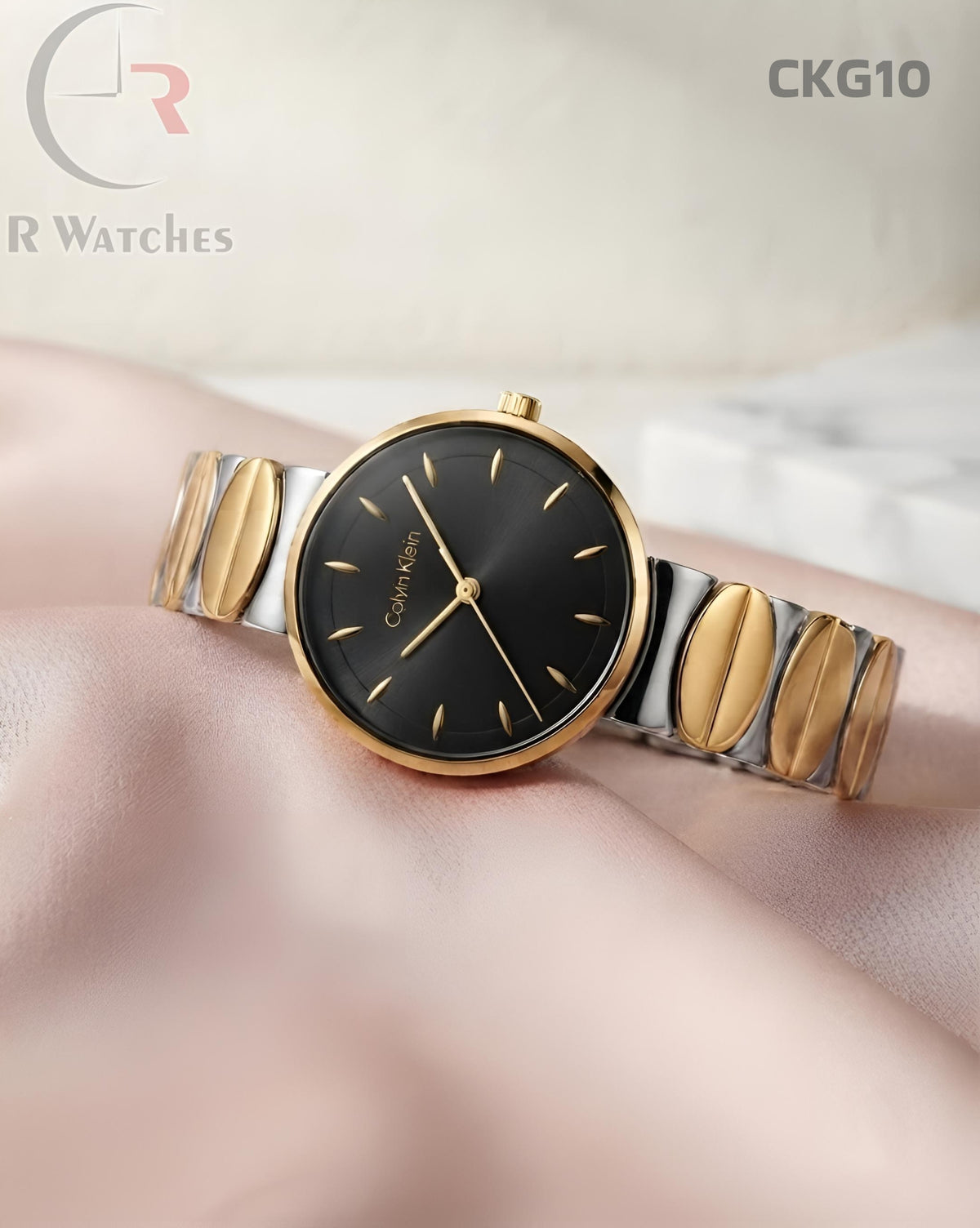 (OS)🖤⭐ CK Girls Dual Tone Black (CKG10)