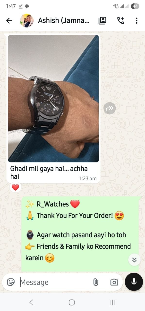 Customer WhatsApp Conversation