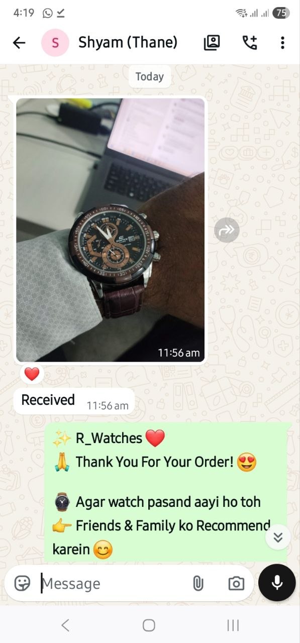 Customer WhatsApp Conversation