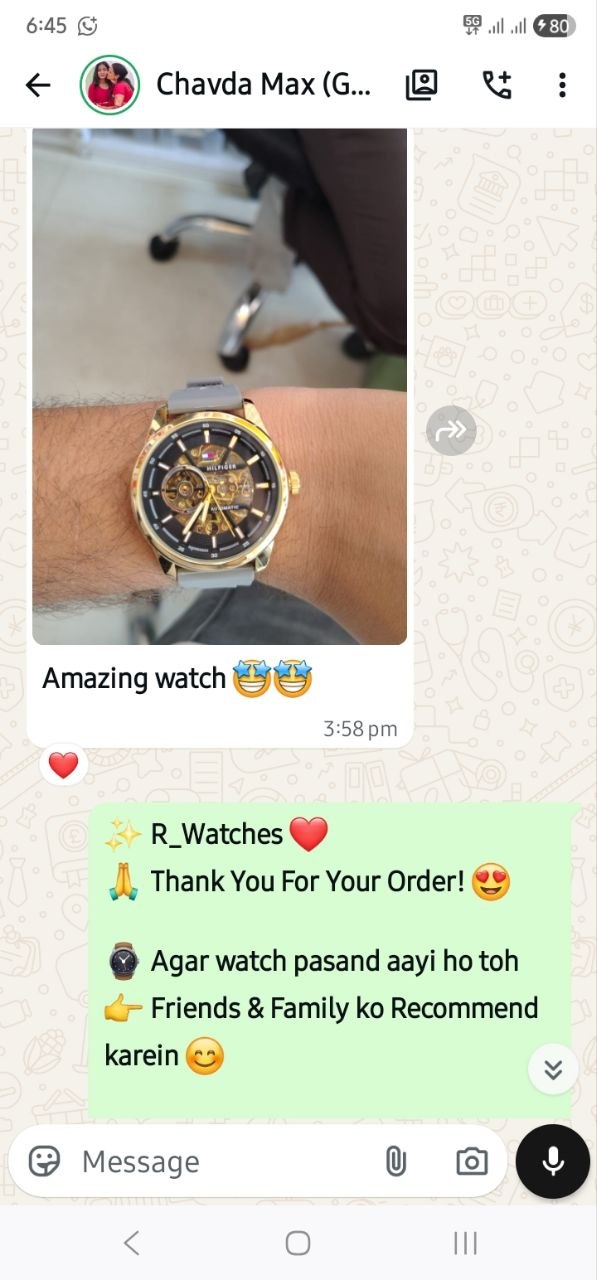 Customer WhatsApp Conversation