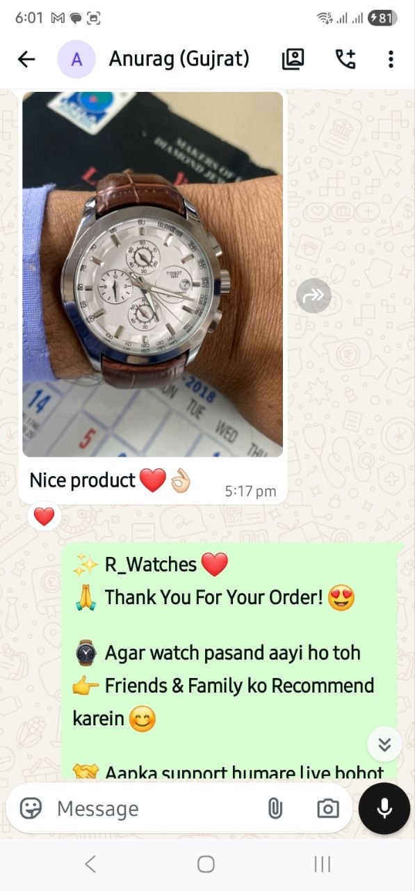Customer WhatsApp Conversation