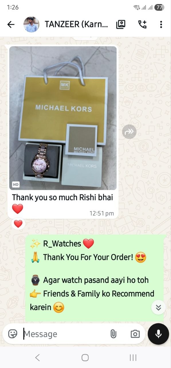 Customer WhatsApp Conversation