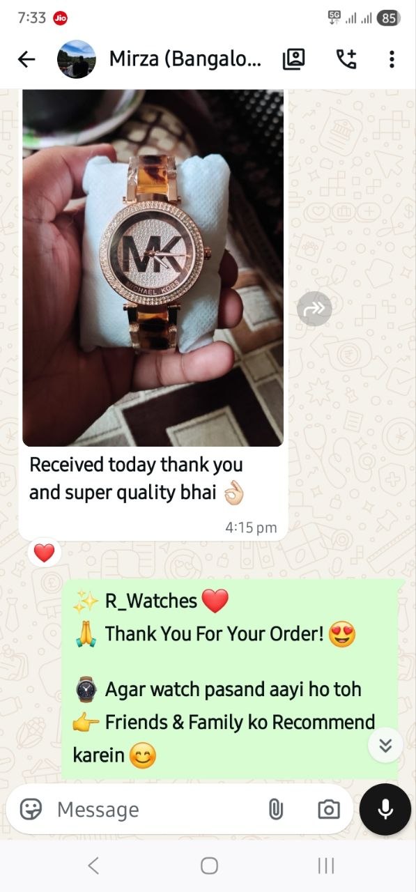 Customer WhatsApp Conversation