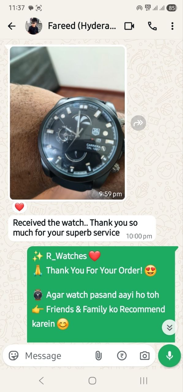 Customer WhatsApp Conversation