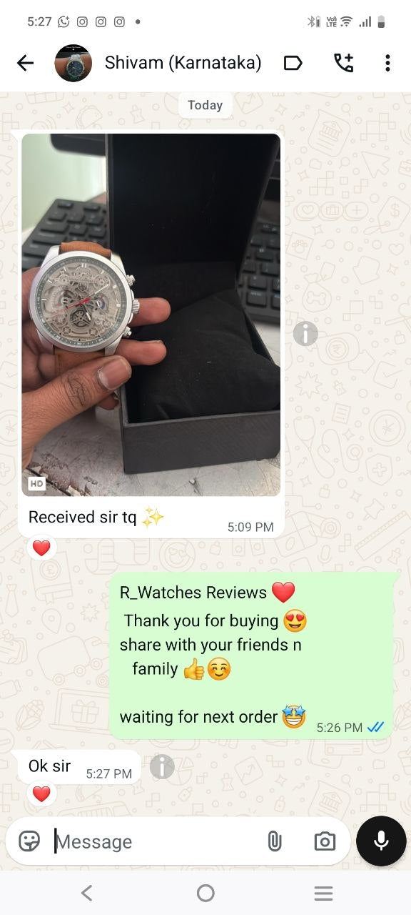 Customer WhatsApp Conversation