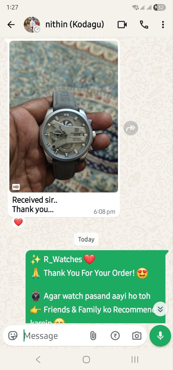 Customer WhatsApp Conversation