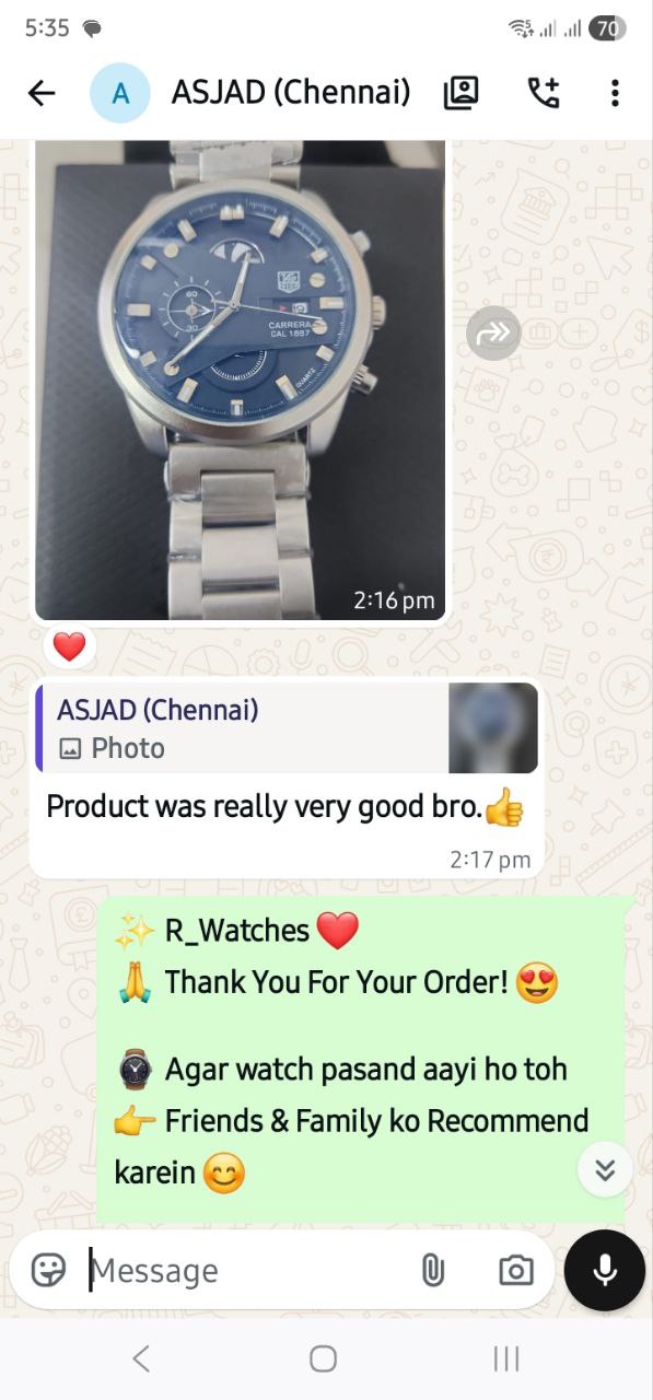Customer WhatsApp Conversation