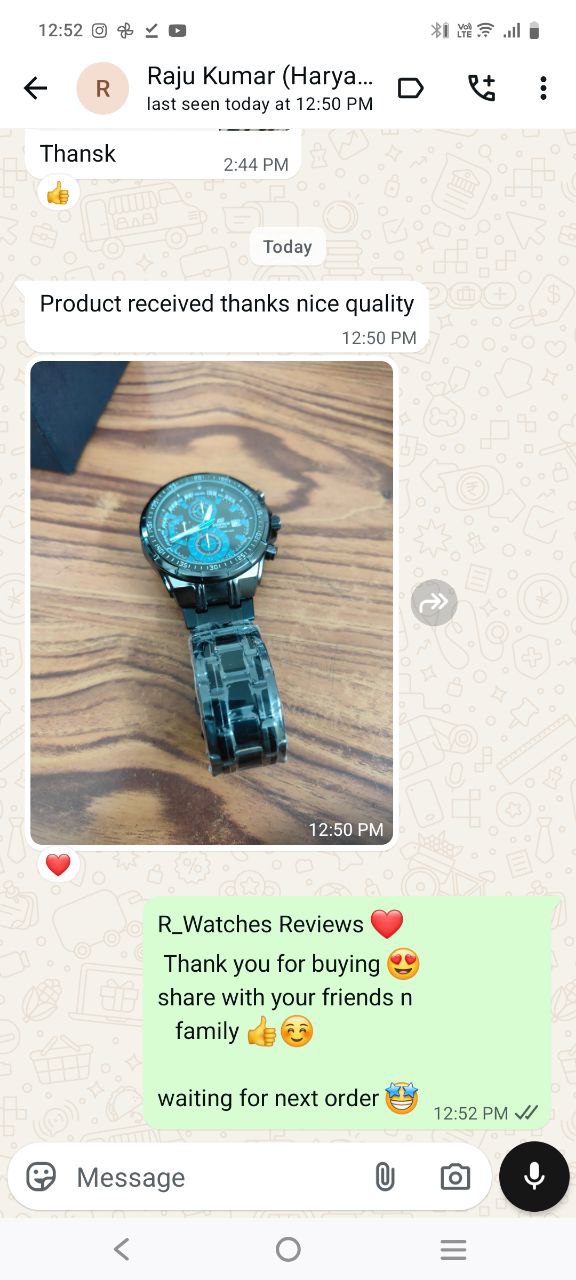 Customer WhatsApp Conversation