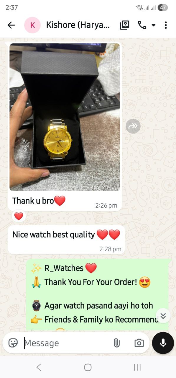 Customer WhatsApp Conversation