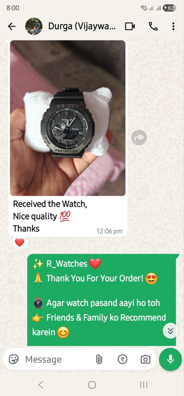 Customer WhatsApp Conversation
