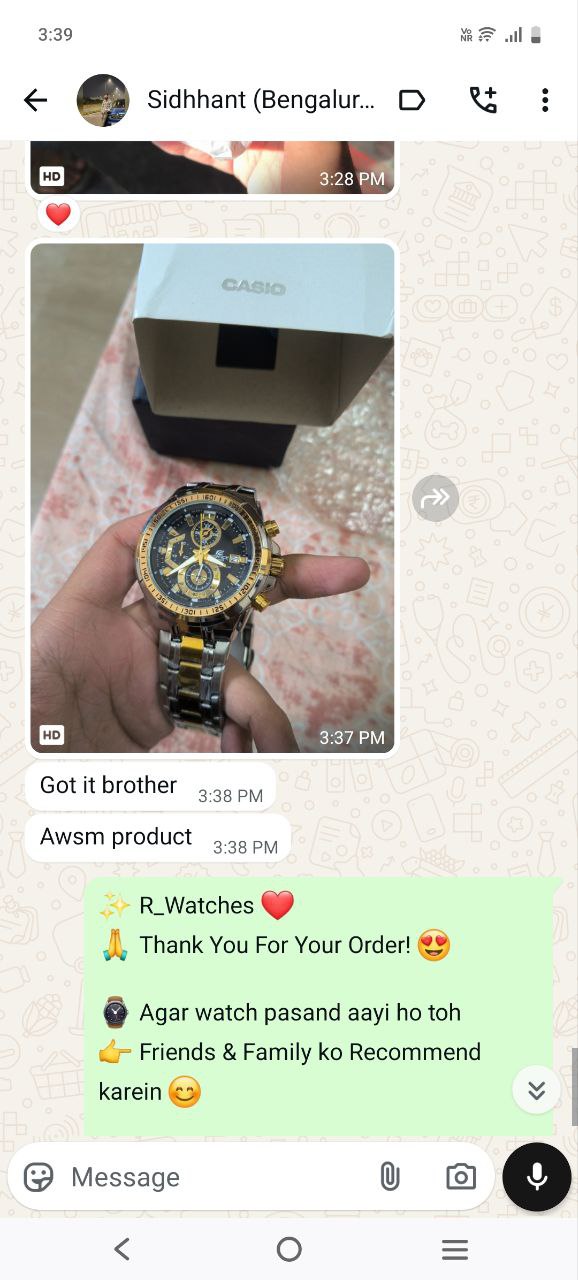 Customer WhatsApp Conversation