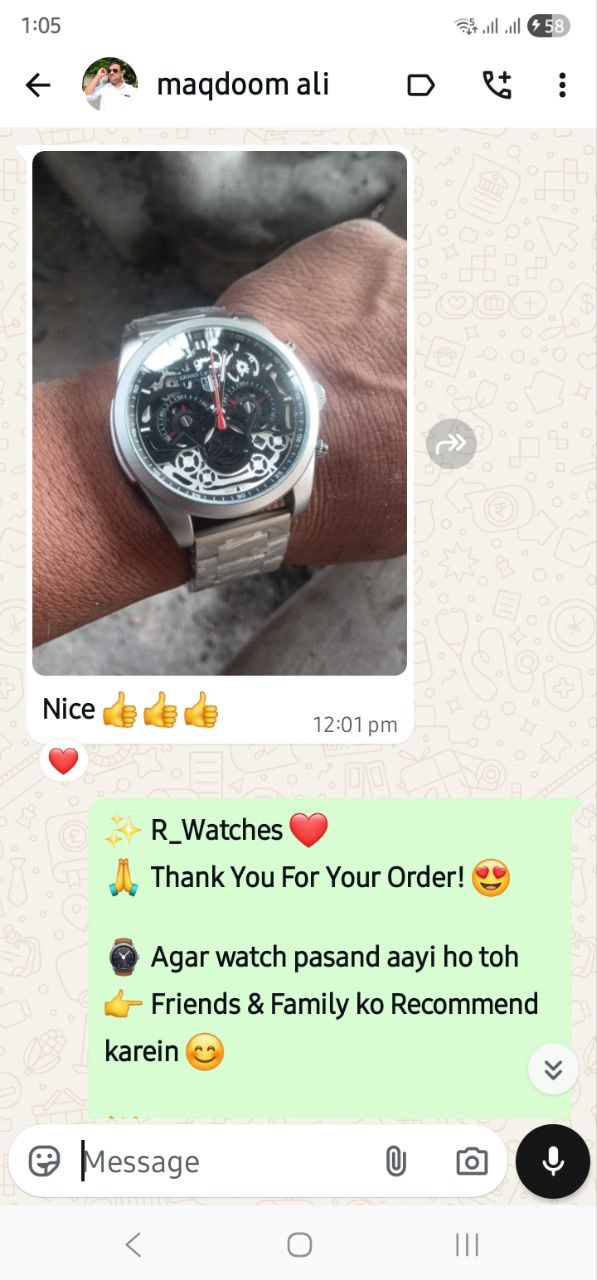 Customer WhatsApp Conversation