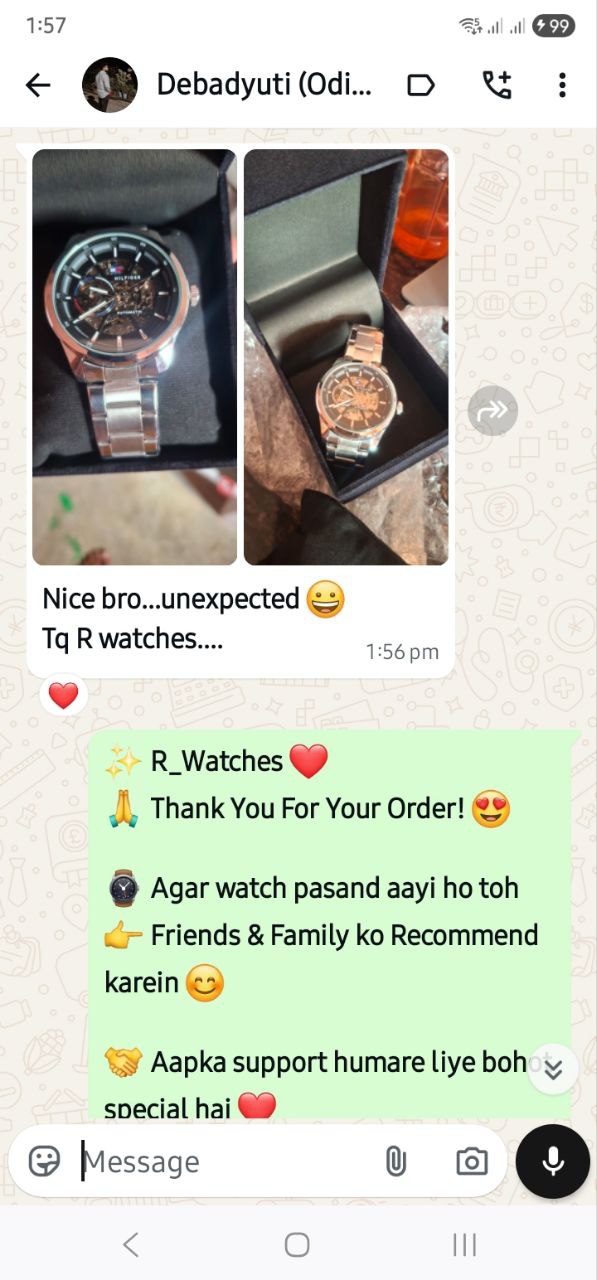 Customer WhatsApp Conversation