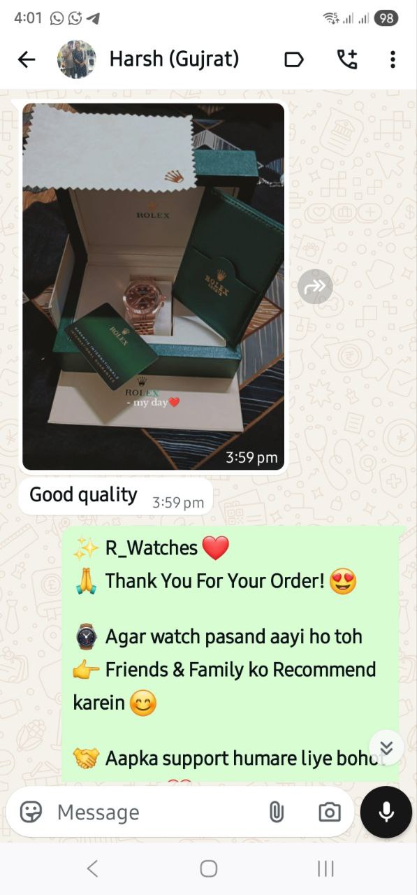 Customer WhatsApp Conversation