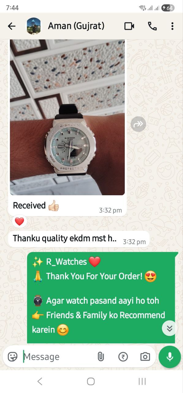 Customer WhatsApp Conversation