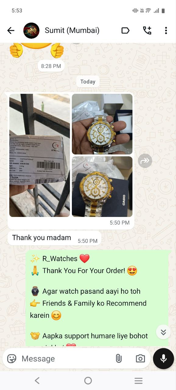Customer WhatsApp Conversation