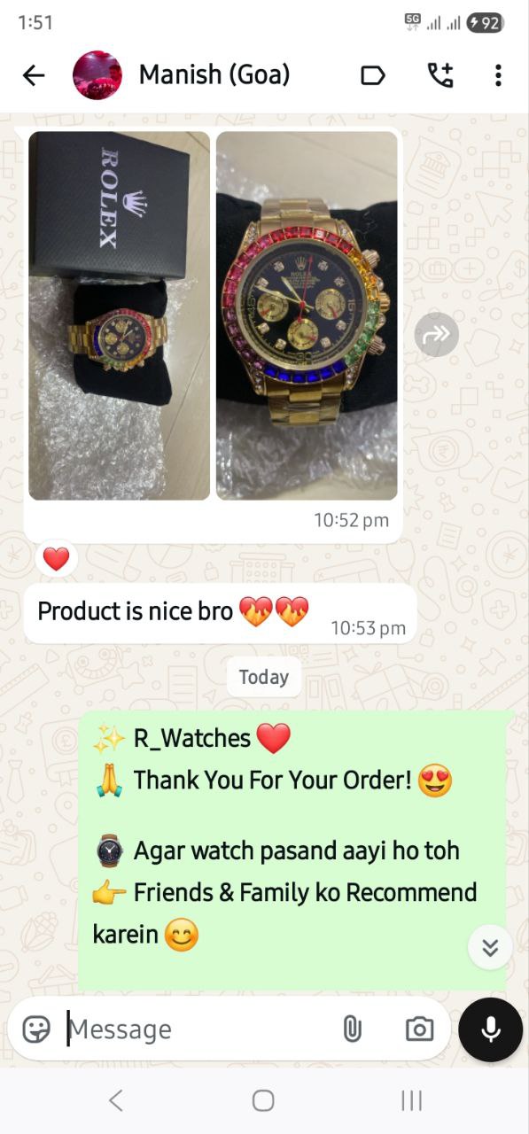 Customer WhatsApp Conversation