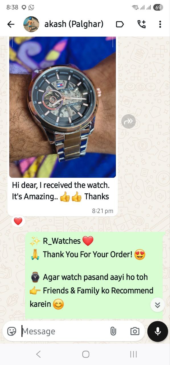 Customer WhatsApp Conversation