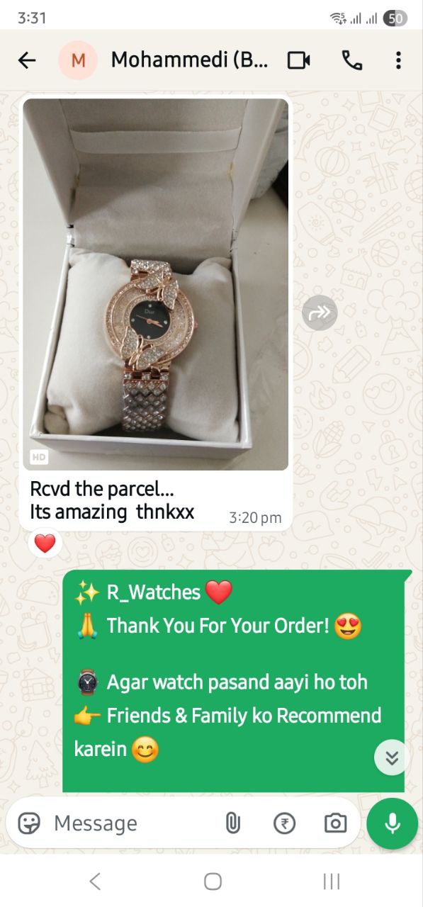 Customer WhatsApp Conversation