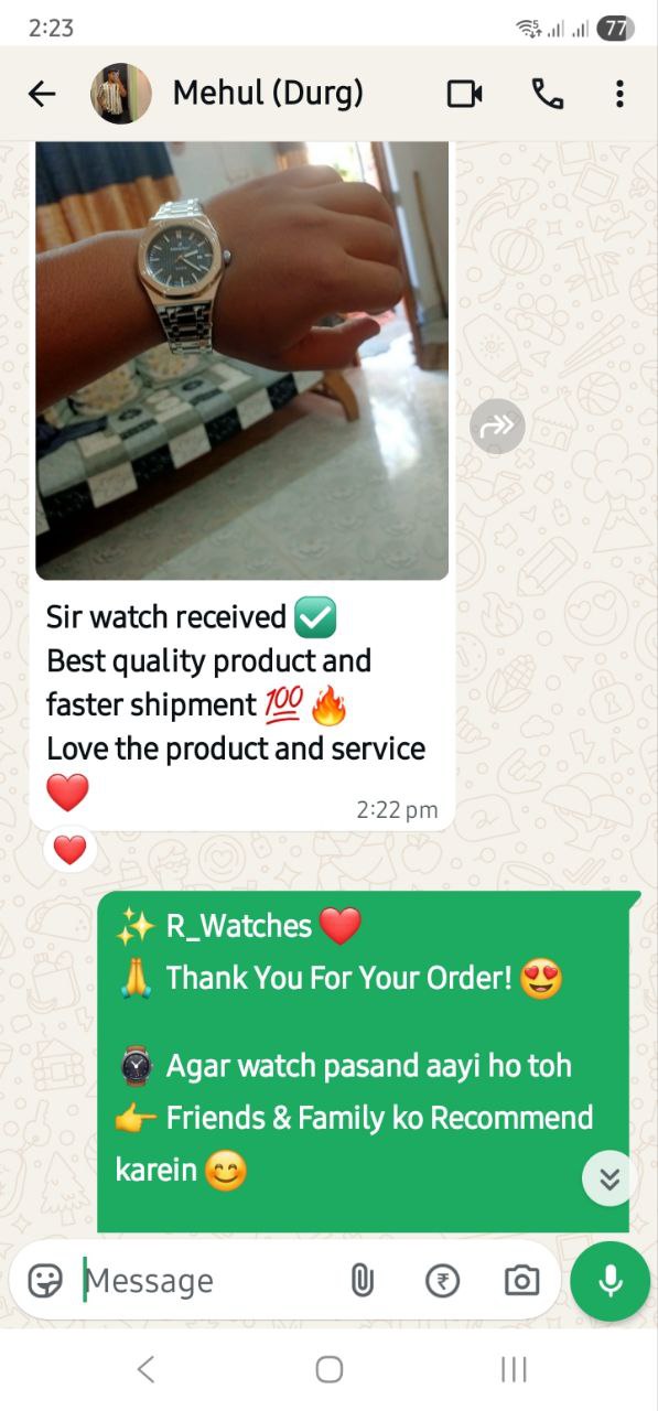 Customer WhatsApp Conversation